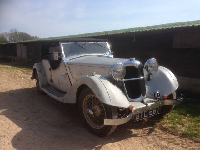 1936 Riley 12/4 Lynx – partly restored 1936 Riley 12/4 Lynx – partly restored